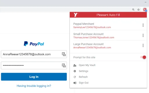 Pleasant Password Server Auto-Filler ڈاؤن لوڈ کریں – محفوظ پاس ورڈ مینجمنٹ - Screenshot 2