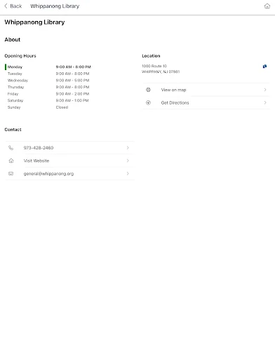 MAIN Library Alliance (NJ) ڈاؤن لوڈ کریں – اینڈرائیڈ کے لیے بہترین لائبریری ایپ - Screenshot 18