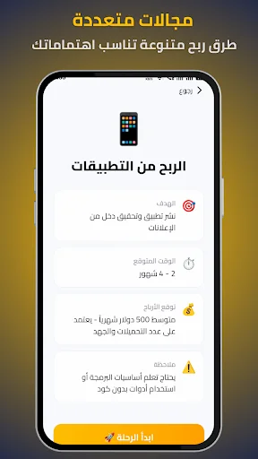 رابح: اپنے موبائل سے آن لائن پیسے کمانے کا طریقہ سیکھیں – مفت ڈاؤن لوڈ - Screenshot 6