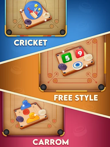 Carrom Cricket ڈاؤن لوڈ کریں – بہترین کیرم اور ڈسک پول گیم - Screenshot 12