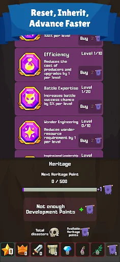 CivRise ڈاؤن لوڈ کریں – بہترین آئیڈل سولائزیشن بلڈر گیم - Screenshot 8
