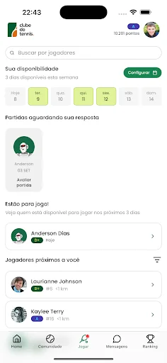 Clube do Tennis ڈاؤن لوڈ کریں – ٹینس کمیونٹی ایپ - Screenshot 3