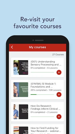 Sensory Integration Education ڈاؤن لوڈ کریں – آن لائن کورسز ایپ - Screenshot 3