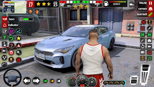 School Car Simulator 2024 ڈاؤن لوڈ کریں – جدید کار ڈرائیونگ گیم - Screenshot 1