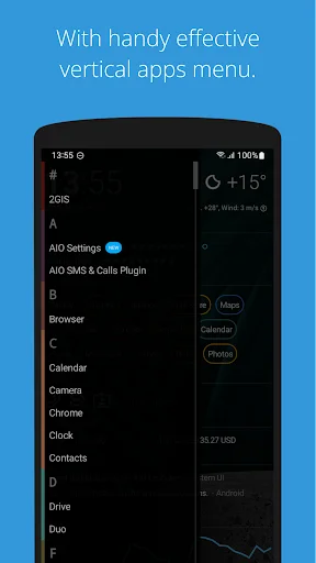 AIO Launcher ڈاؤن لوڈ کریں – اینڈرائیڈ کے لیے بہترین کسٹمائز ایبل لانچر - Screenshot 4