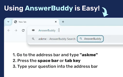 AnswerBuddy ڈاؤن لوڈ کریں – براؤزر میں AI سے سوالات پوچھیں - Screenshot 1