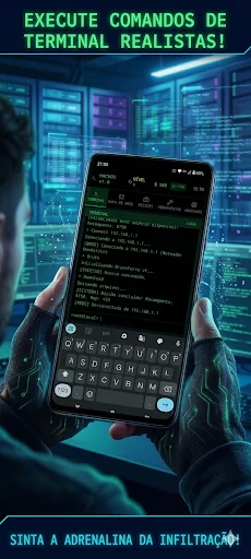 HackOs: Hacker Simulator ڈاؤن لوڈ کریں – جدید ہیکنگ سمیلیٹر - Screenshot 4