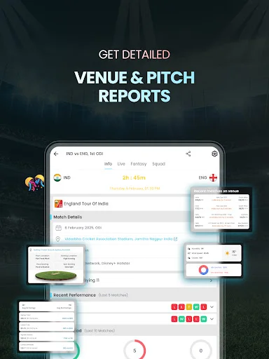 Cricket LineX ڈاؤن لوڈ کریں – تیز ترین لائیو کرکٹ سکور اور اپڈیٹس - Screenshot 13