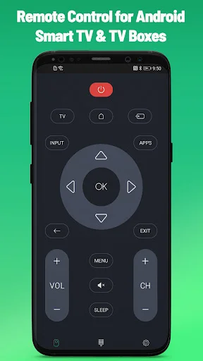 Android TV کے لیے ریموٹ کنٹرول ڈاؤن لوڈ کریں – وائس سرچ اور ٹچ پیڈ - Screenshot 1