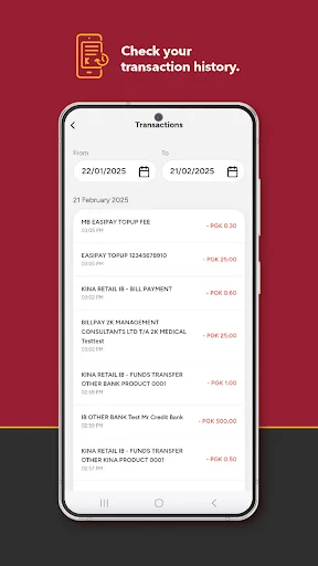 Kina Personal ڈاؤن لوڈ کریں – جدید آن لائن بینکنگ کا تجربہ کریں - Screenshot 6