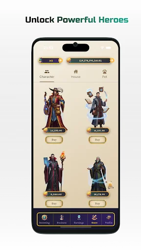 Magical Tycoon ڈاؤن لوڈ کریں – جادوئی معیشت بنائیں اور امیر بنیں - Screenshot 8