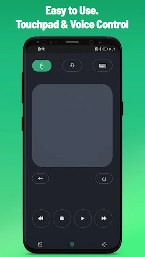 Android TV کے لیے ریموٹ کنٹرول ڈاؤن لوڈ کریں – وائس سرچ اور ٹچ پیڈ - Screenshot 2