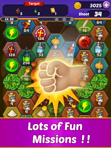 Shoot The Monster ڈاؤن لوڈ کریں – 2048 پزل گیم مفت کھیلیں - Screenshot 7