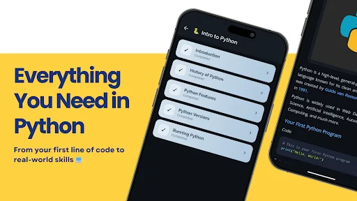 Learn Python: Quiz & More ڈاؤن لوڈ کریں – Python سیکھیں اور کوئز کھیلیں - Screenshot 4