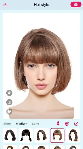 Hairstyle Try On – AI Haircut ڈاؤن لوڈ کریں – ورچوئل ہیئر اسٹائلنگ مفت - Screenshot 7