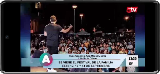 Tv Argentina – canales en vivo ڈاؤن لوڈ کریں – لائیو ٹی وی اسٹریمنگ - Screenshot 6