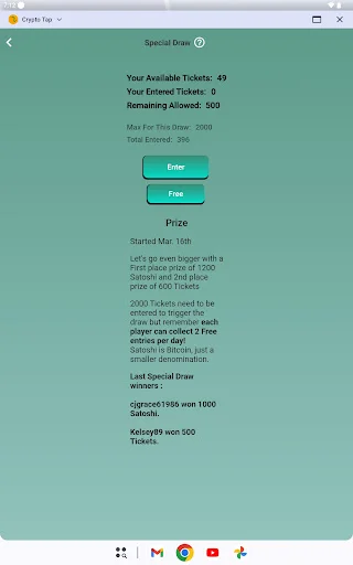 Crypto Tap ڈاؤن لوڈ کریں – بٹ کوائن ٹریڈنگ سیکھیں اور مفت ریوارڈز حاصل کریں - Screenshot 13