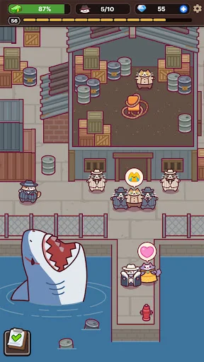 Cat Mafia : Idle Tycoon Games ڈاؤن لوڈ کریں – بلیوں کا شاندار بزنس گیم - Screenshot 4