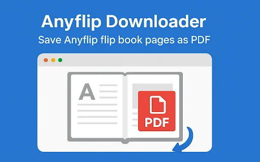 Anyflip Downloader کو ڈاؤن لوڈ کریں – PDF میں محفوظ کریں - Screenshot 1