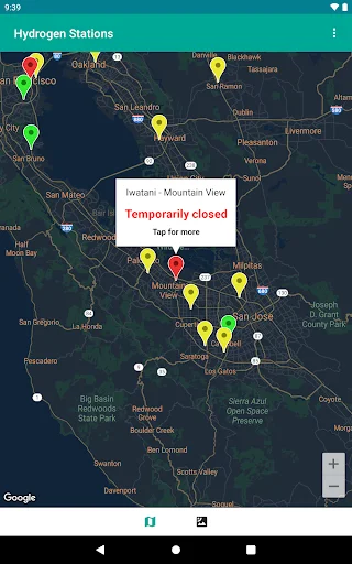 Hydrogen Stations USA ڈاؤن لوڈ کریں – ہائیڈروجن فیول اسٹیشن تلاش کریں - Screenshot 14