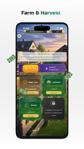 Magical Tycoon ڈاؤن لوڈ کریں – جادوئی معیشت بنائیں اور امیر بنیں - Screenshot 4
