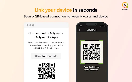 Quick Call by Callyzer ڈاؤن لوڈ کریں – براہ راست براؤزر سے کال کریں - Screenshot 4