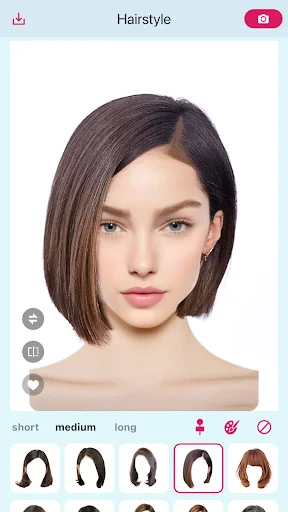 Hairstyle Try On – AI Haircut ڈاؤن لوڈ کریں – ورچوئل ہیئر اسٹائلنگ مفت - Screenshot 2