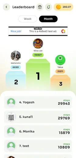 Walk Wallet ڈاؤن لوڈ کریں – روزانہ قدم ٹریک کریں اور انعامات حاصل کریں - Screenshot 6