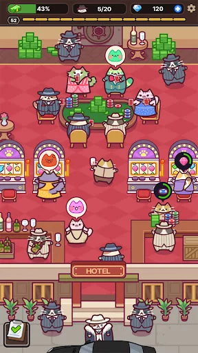 Cat Mafia : Idle Tycoon Games ڈاؤن لوڈ کریں – بلیوں کا شاندار بزنس گیم - Screenshot 18