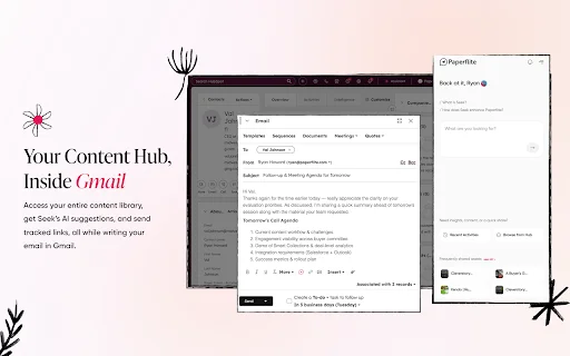 Paperflite Chrome Extension ڈاؤن لوڈ کریں – سیلز پروڈکٹیوٹی بڑھائیں - Screenshot 1