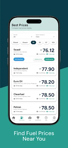 Gas PH ڈاؤن لوڈ کریں – فلپائن میں سستا ترین ایندھن تلاش کریں - Screenshot 3