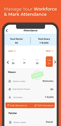 Brick&Bolt Professionals ایپ ڈاؤن لوڈ کریں – تعمیراتی کام کا آسان انتظام - Screenshot 2