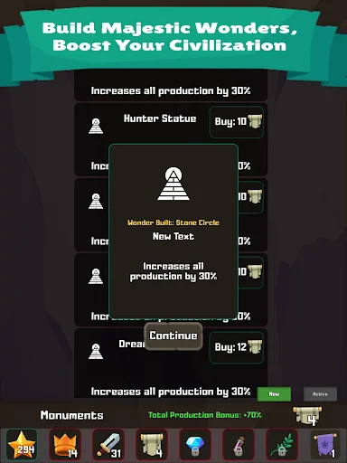 CivRise ڈاؤن لوڈ کریں – بہترین آئیڈل سولائزیشن بلڈر گیم - Screenshot 12