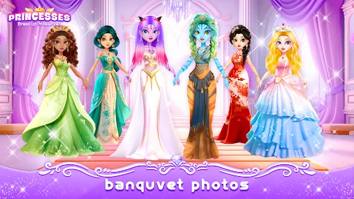 Girl Game: Princess Makeup ڈاؤن لوڈ کریں – بہترین فیشن اور ڈریس اپ گیم - Screenshot 4