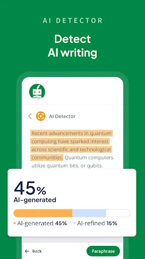 QuillBot تازہ ترین ورژن ڈاؤن لوڈ کریں – بہترین AI رائٹنگ اسسٹنٹ - Screenshot 5