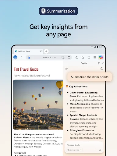 Microsoft Edge Beta ڈاؤن لوڈ کریں – AI اور Copilot کے ساتھ تیز ترین براؤزنگ - Screenshot 10