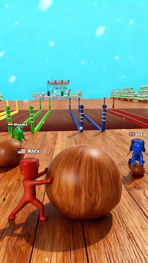 Snow Race 3D ڈاؤن لوڈ کریں – بہترین برفانی ریسنگ گیم - Screenshot 5
