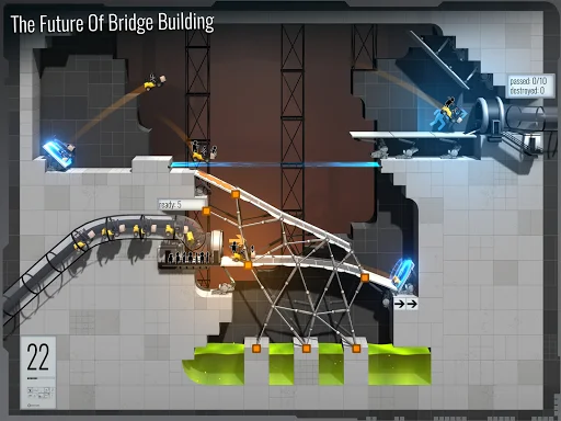 Bridge Constructor Portal ڈاؤن لوڈ کریں – بہترین پزل گیم - Screenshot 14