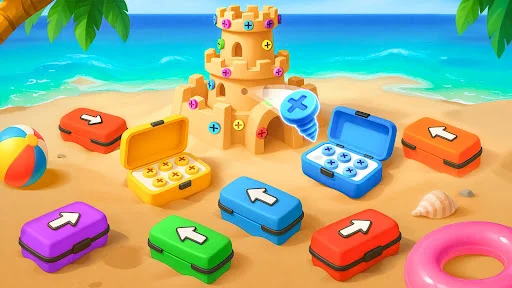 Screw Escape 3D ڈاؤن لوڈ کریں – بہترین اسکریو پزل گیم فری - Screenshot 1