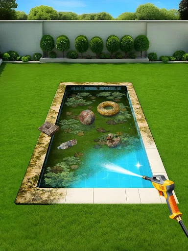 Lawn Care ASMR Cleaning ڈاؤن لوڈ کریں – بہترین گارڈن گیم - Screenshot 14