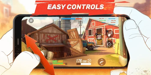 Guns of Boom ڈاؤن لوڈ کریں – بہترین 4v4 آن لائن PvP ایکشن گیم - Screenshot 8
