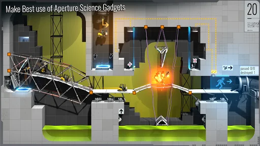 Bridge Constructor Portal ڈاؤن لوڈ کریں – بہترین پزل گیم - Screenshot 5