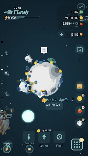 Walkr: Fitness Space Adventure ڈاؤن لوڈ کریں – پیدل چلنے کا دلچسپ کھیل - Screenshot 8