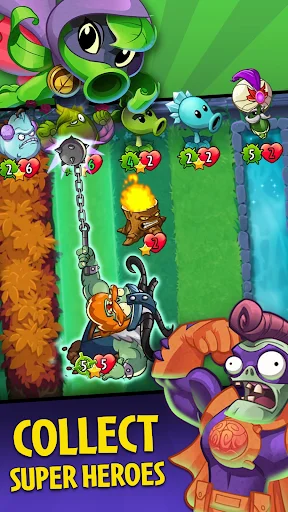 Plants vs. Zombies™ Heroes ڈاؤن لوڈ کریں – کارڈ گیم ایڈونچر - Screenshot 1