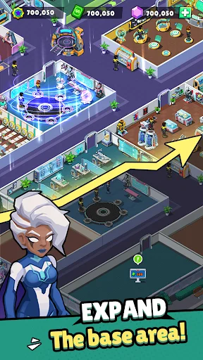 Idle Superpower School ڈاؤن لوڈ کریں – سپر پاور اسکول گیم - Screenshot 6