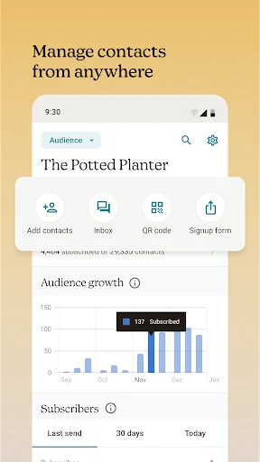 Mailchimp Email Marketing ایپ ڈاؤن لوڈ کریں – بلک ای میل اور اینالیٹکس - Screenshot 13