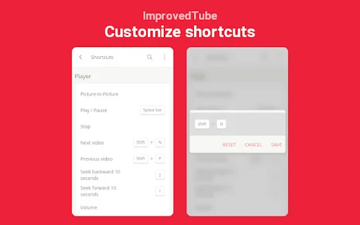 Improve YouTube ایکسٹینشن ڈاؤن لوڈ کریں – YouTube کو بہتر بنائیں - Screenshot 3