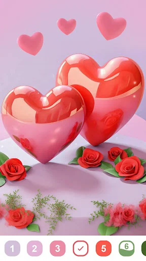Love Color ڈاؤن لوڈ کریں – نمبر کے ذریعے رنگ بھریں اور سکون پائیں - Screenshot 5