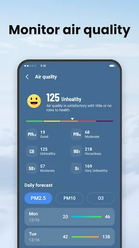 Local Weather: Live Forecast ڈاؤن لوڈ کریں – درست موسم کی پیش گوئی - Screenshot 7