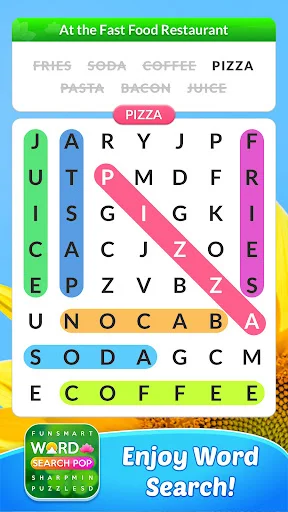 Word Search Pop ڈاؤن لوڈ کریں – بہترین اردو ورڈ گیم مفت - Screenshot 1